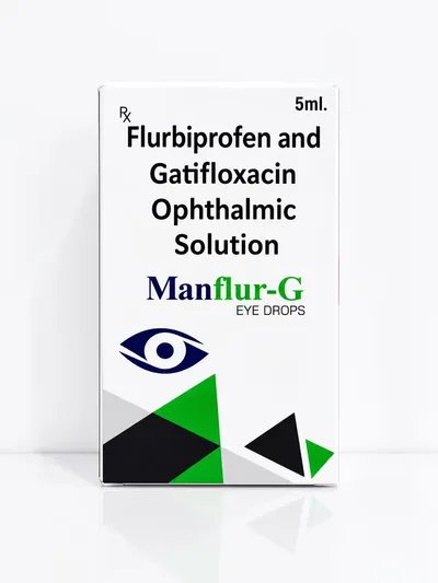 MANFLUR-G – Flurbiprofen + Gatifloxacin Ophthalmic Solution | Mancap Healthcare