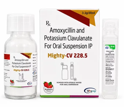 MIGHTY CV 228 – Amoxycillin + Clavulanic Acid | Mancap Healthcare