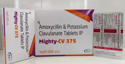 MIGHTY CV 375 – Amoxycillin + Clavulanic Acid | Mancap Healthcare