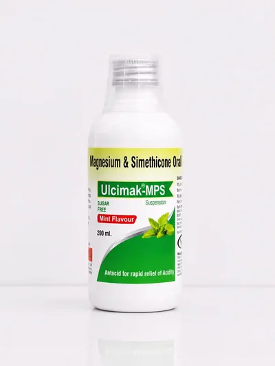 ULCIMAK-MPS – Dimethicone + Aluminium Hydroxide + Milk of Magnesia + Sorbitol | Mancap Healthcare