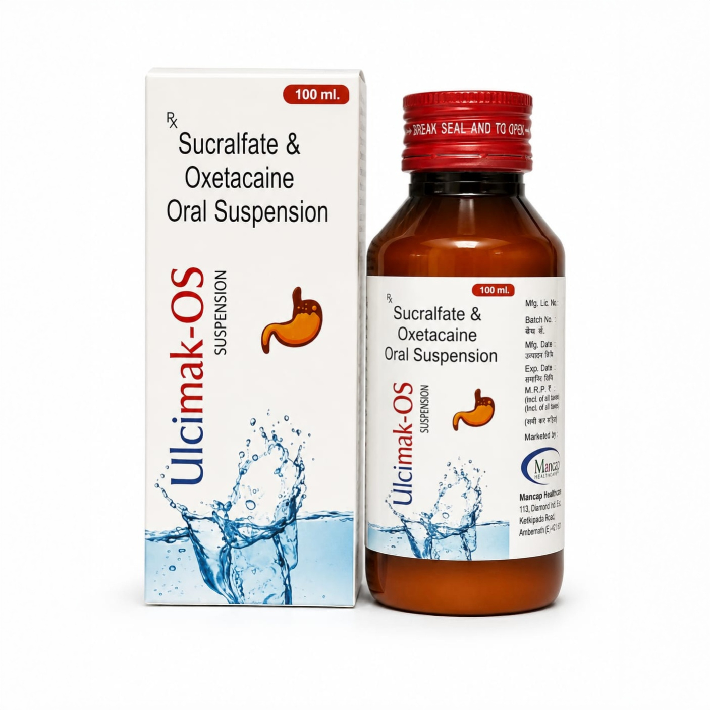 ULCIMAK-OS – Sucralfate + Oxetacaine | Mancap Healthcare